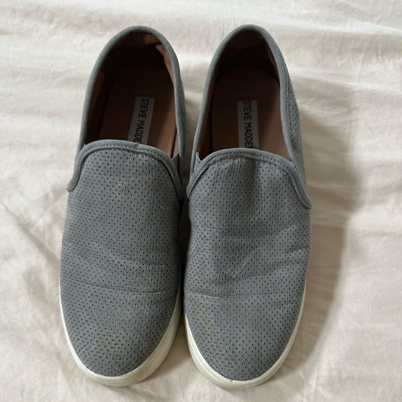 Steve Madden grey suede Gills - size 8 - Picture 1 of 3
